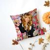 Friday GGyarues Cushion Cover Iceland Washable Linen Soft  for Daily Sofa Bed Home Room Decor