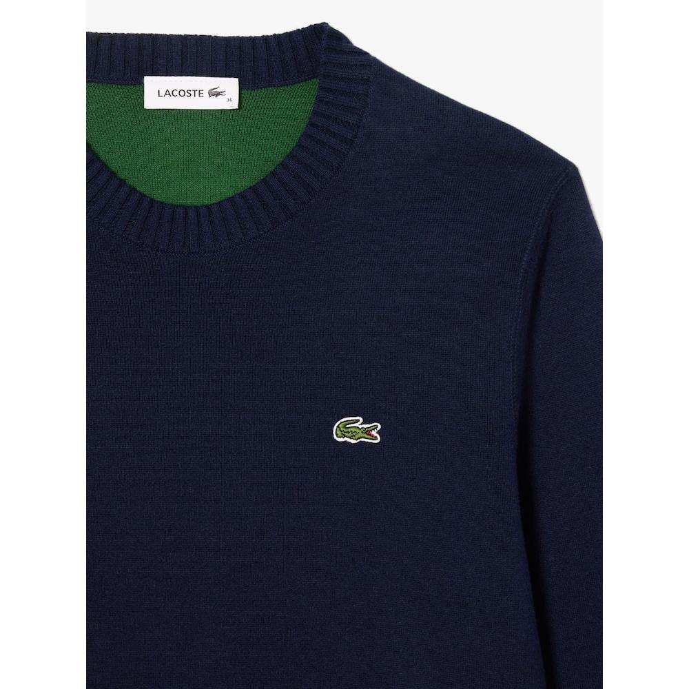 Lacoste Женский свитер с круглым вырезом из хлопковой смеси Af3323 54n 166 q2nAf3323 54n166