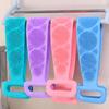 Fashion Unisex Bath Towel Silicone Massage Brush Cleaning Dual Side Men Belt Body Bath Brush Women Cleaning Tools Back Scrubber