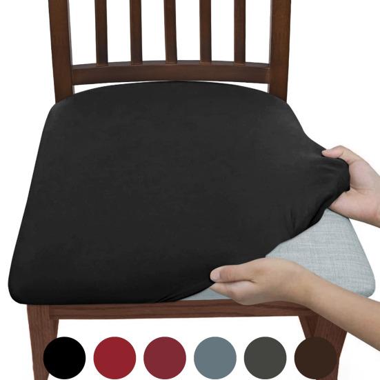 Chair Cover for Chairs Fans Bedside Tables Buckets Elastic Fabric Regularly Fit DIY Multi-Use Protector Washable Reusable Chair Seat Pad Sleeve