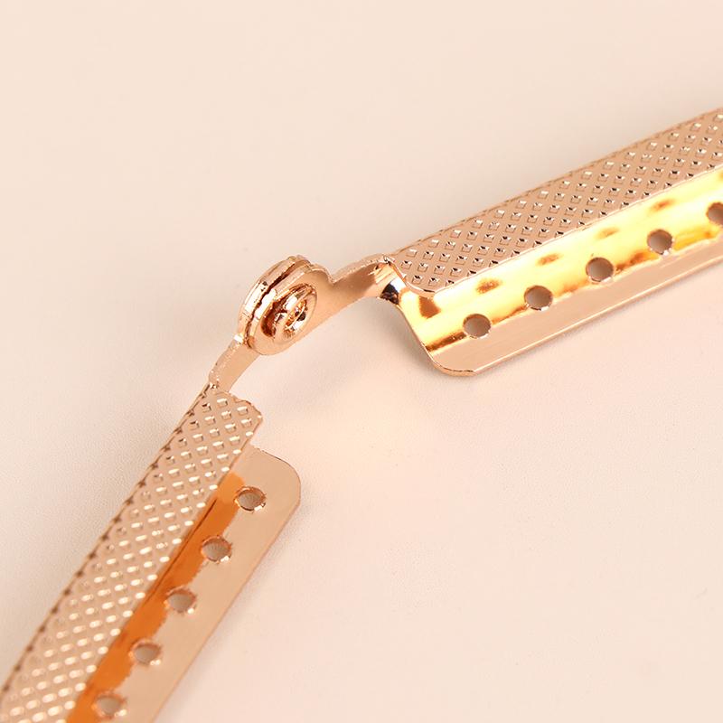 1 шт., 16,5 см, винтажная металлическая застежка с тиснением, арочный замок для сумок, застежка с ручками, аксессуары для поддержки запястья сумки