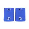 Pair of Front Brake Fluid Reservoir Cap Cover Left Right Fit for Suzuki Hayabusa GSX1300R GSX1400 DL1000Blue