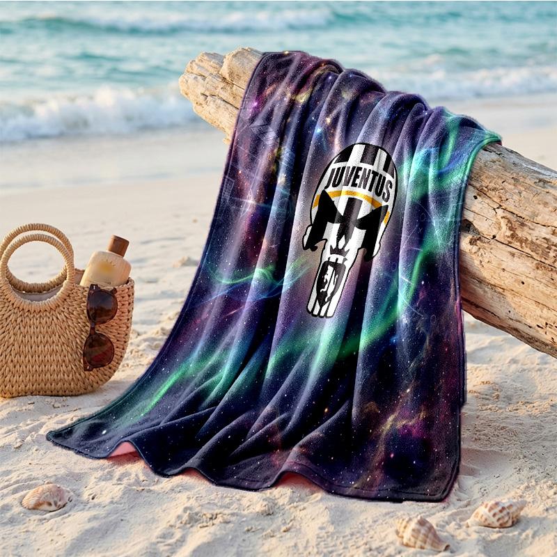 Juventus FC Print Microfiber Beach Towel Quick Dry Absorbent Large Towel For Beach Swimming Travel