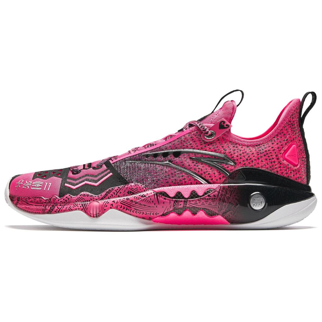 Kyrie Irving X Anta Shock Wave 5 Pro 520 Men Sneakers Pink Black 112421111S-6