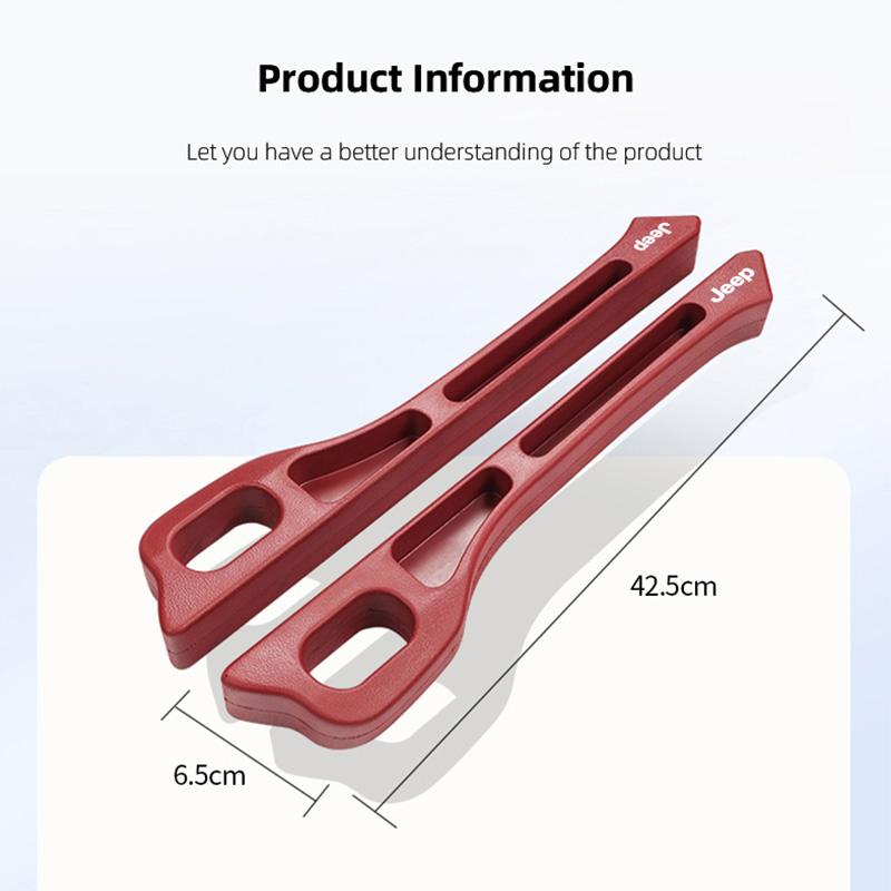 2Pcs Car Seat Gap Filler Plug Sealing Strip Accessories For Jeep Grand Cherokee Wrangler JK Gladiator Compass Renegade Wagoneer AKW1