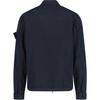 STONE ISLAND Однотонная рубашка с логотипом на молнии, с длинным рукавом, мужская, синяя K1S1512000-32S00WN-V0120