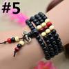 Multicolor Tibetan Buddha Sandalwood Wooden Buddhist Prayer Beads Faith Meditation Unisex Men Women Bracelets