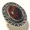 Кольцо Marconi Jasper Gemstone, ручная работа, уникальный дизайн, женское украшение, 9 дюймов, P8p88