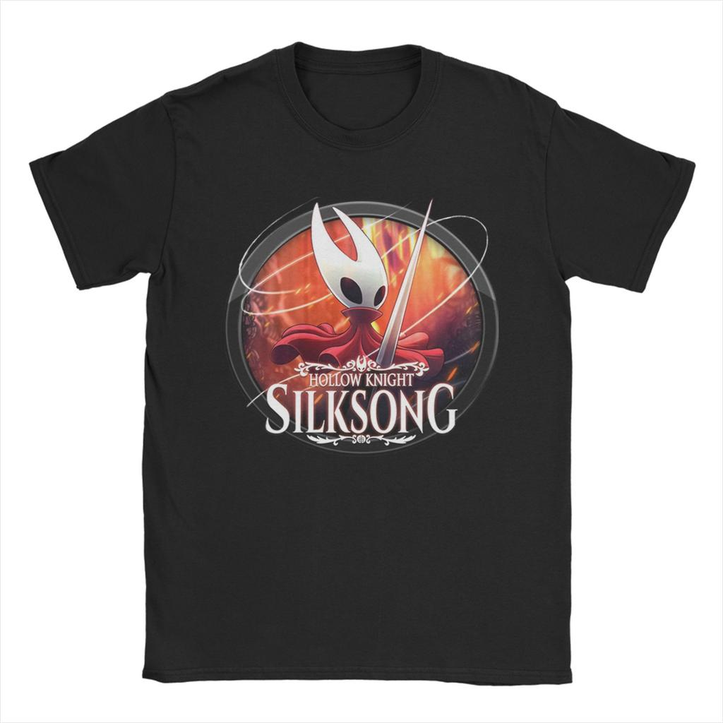 Hornet Hollow Knight Silksong Men's T Shirt Bug Warrior Funny Tees Short Sleeve O Neck T-Shirt 100% Cotton New Arrival Tops