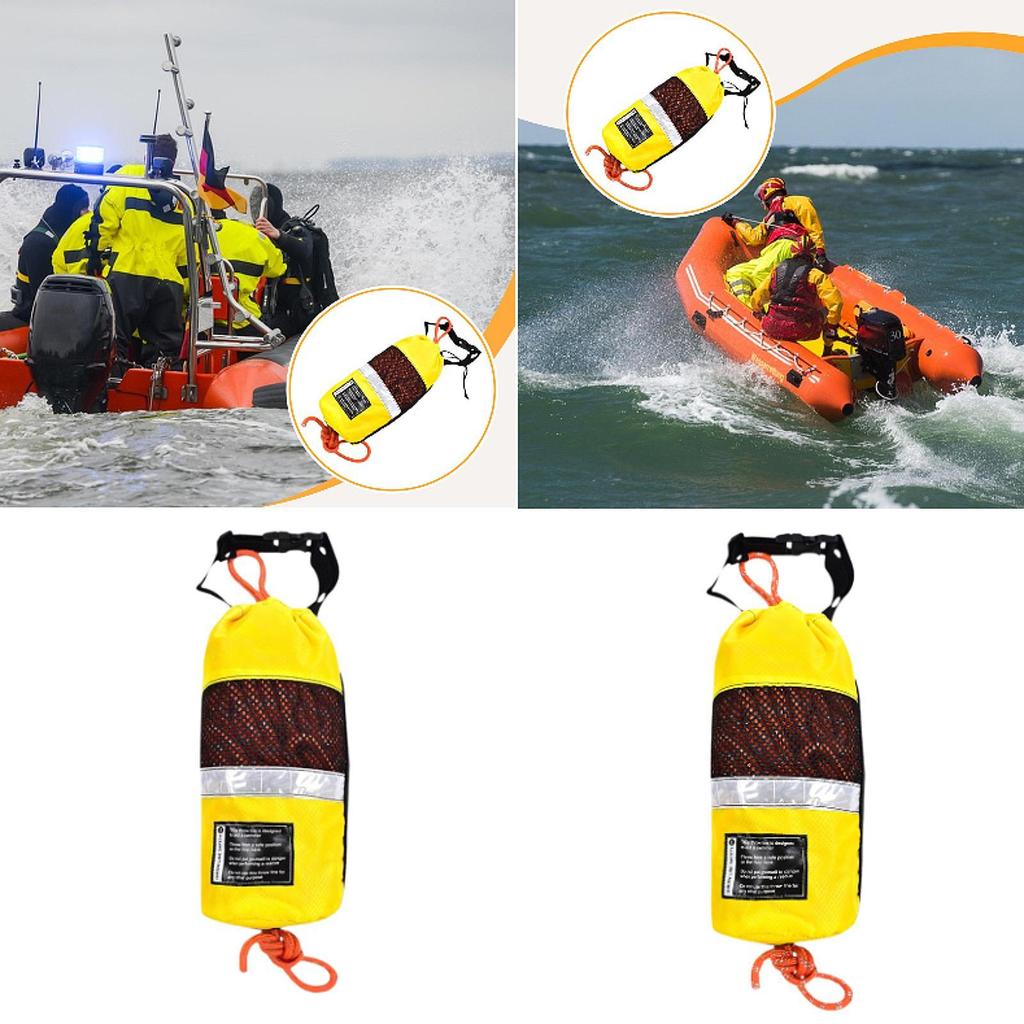 Плавучий спасательный трос Портативный спасательный трос для воды для гребли на каноэ, катания на лодке, яхтинга, плавания, каякинга