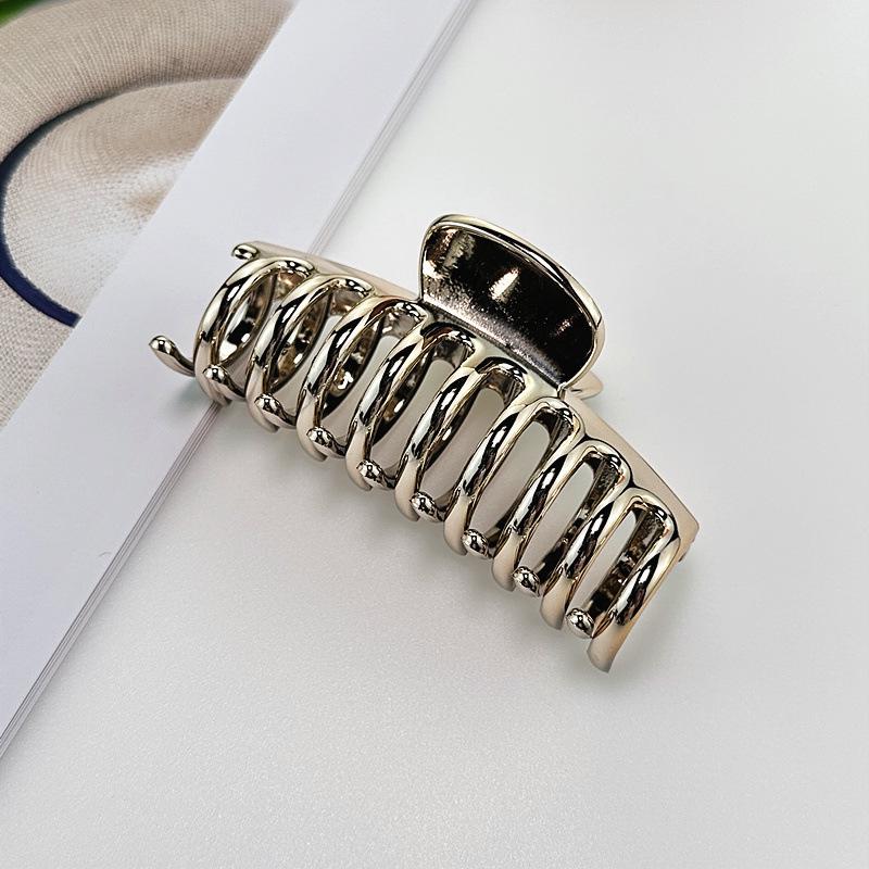 Большие металлические заколки-крабы в японском и корейском стиле для укладки волос