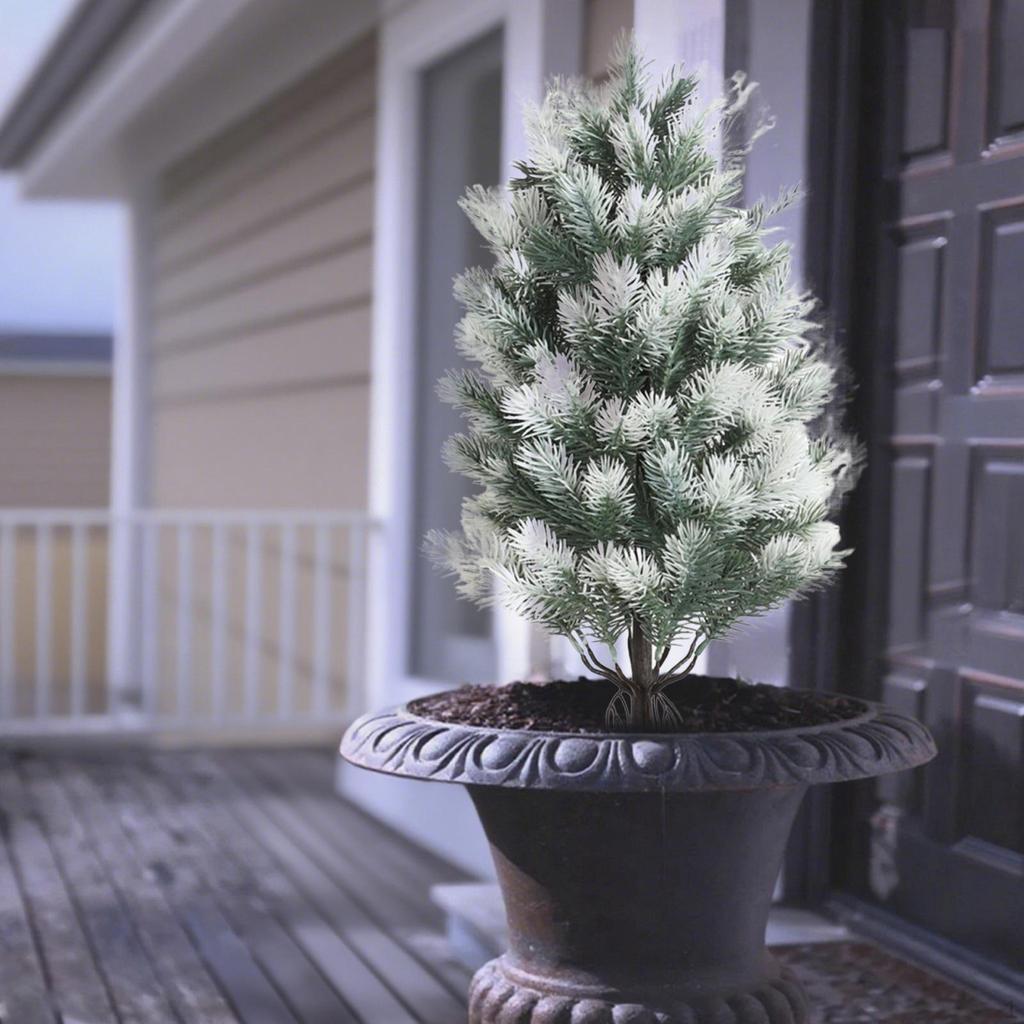 Искусственное дерево Поддельное для установки Растение Зелень для Дорожки Патио Переднее крыльцо Дорожка В помещении