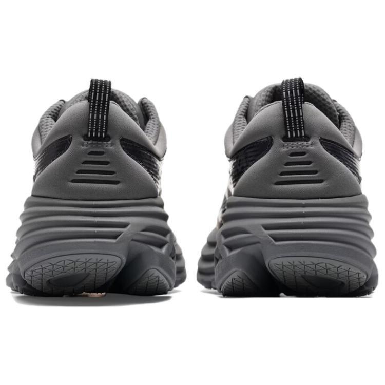 HOKA One One Bondi 8 Тканевая поддержка Беговые кроссовки Унисекс Серый 1178715-GVLM