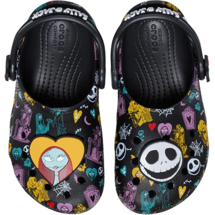 Crocs Классические Удобные Универсальные Кроксы для Детей Черные 211421-90H