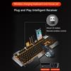 Беспроводная игровая клавиатура K680, мышь, металлическая панель с RGB-подсветкой, перезаряжаемая геймерская мышь, водонепроницаемый набор клавиатур