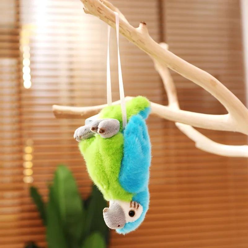 Simulation Plush Toy Parrot Bird Plush Stuffed Doll Children's Toy Cute Animal Birthday Toy Christmas Party Gift For Children