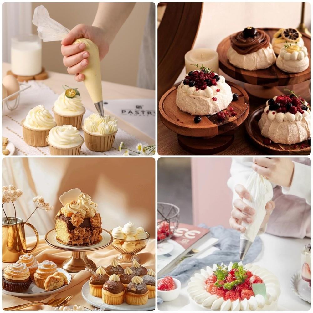 100Pcs Thickened Disposable Pastry Bags Extra Strong Icing Piping Bags Piping Bags Baking Tools