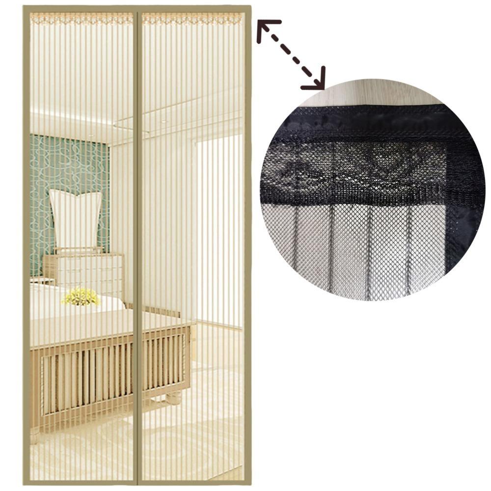 Без шума противомоскитная дверная сетка дышащая магнитная дверная сетка сетка для дверей летние шторы