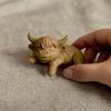 Милая статуэтка коровы Хайленд для монитора, 3D-печать, фигурка-топпер для экрана, смешные аксессуары для компьютерного монитора, декор для полки в домашнем офисе