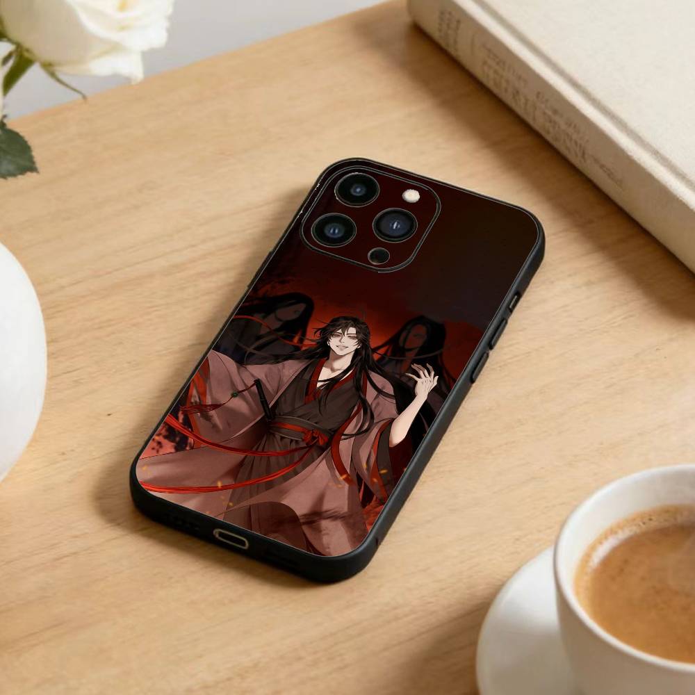 Чехол для телефона 'Грандмастер Демонической Культивации' для iPhone 16, 15, 14, 13, 12, 17, Pro Max, Plus, силиконовый, черный