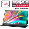 Монитор портативный IPS / 1920x1080 / Type-C / HDMI / jack 3.5 мм / второй экран для ноутбука