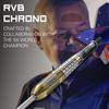 Target Дартс Raymond Van Barneveld Chrono Стальной наконечник Swiss Point Вольфрамовый дартс 23 г Включает кошелек Tacoma для хранения дартса, дополнительные дротики, швейцарские очки для дартса
