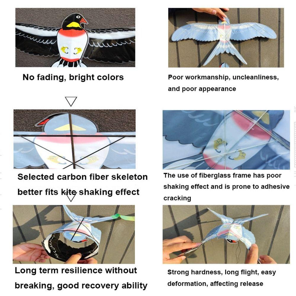 Уличные виды спорта Мультяшные Детский подарок Летающая птица Воздушные змеи Пластиковый змей Орел Большие змеи Орел 35 см
