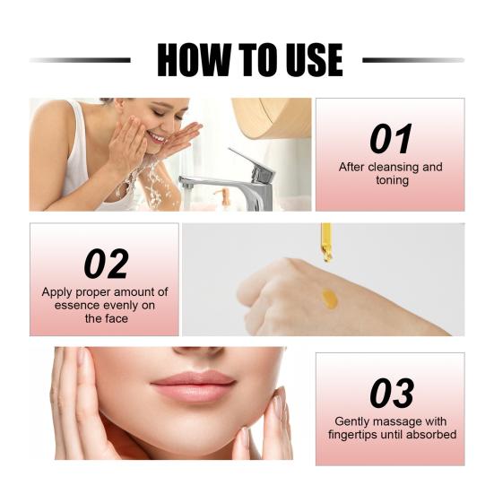 Ginseng Snail Anti-Aging Essence Осветляет тон кожи Осветляет мелкие морщинки Восстанавливающая сыворотка для веснушек Сужает поры Подтягивающая укрепляющая эссенция Средство по уходу за кожей