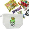 Oekikasan Drawstring Purse + Sweets Assortment Set Oks-080215-081113 (076/Ryusan) Dagashi Snacks Assortment Children Kids Bag Pouch Handbag