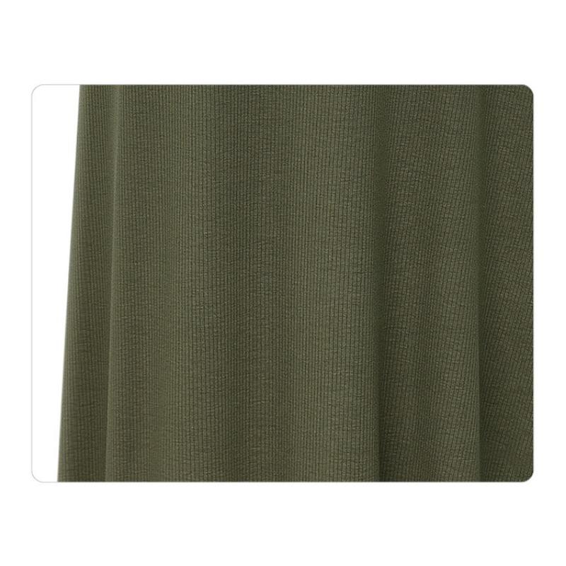 Женская однотонная узкая юбка с разрезом по бокам, длинные юбки в стиле бохо, повседневная юбка длиной ниже колена с высокой эластичной резинкой на талии, модная макси-юбка для пригородных поездов