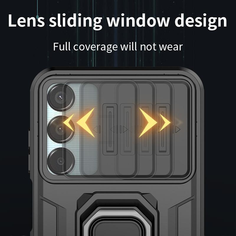 Для Samsung Galaxy F15 5G Чехол Магнитное Кольцо Бронированный Чехол для Телефона для Samsung F15 F 15 SM-E156B/DS 6.6" Защита Камеры Задняя Крышка