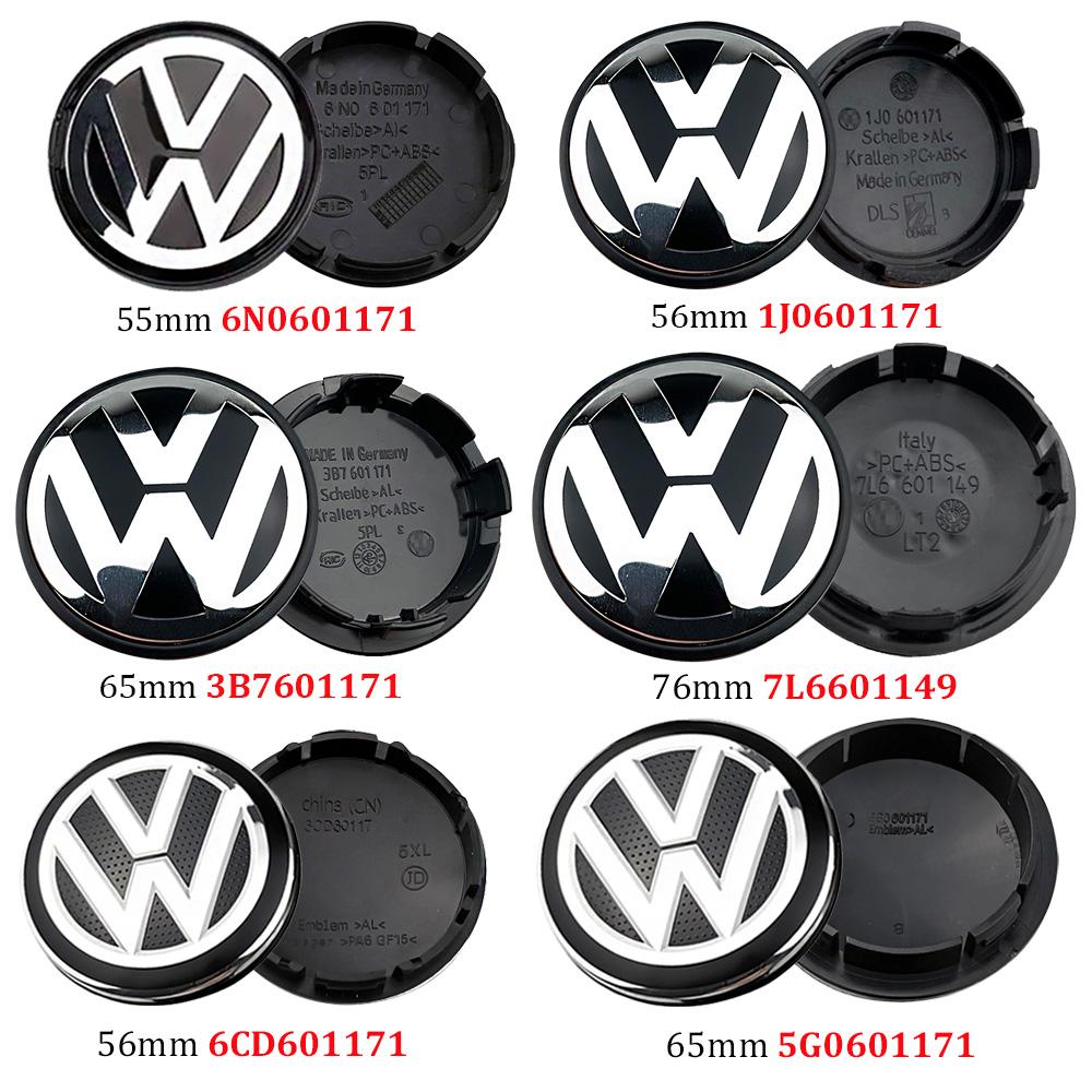 FD-103B7601171 4pcs 55mm 56mm 65mm 70mm Car Styling Wheel Center Cap Hub Covers Badge Accessories For VW Volkswagen 1J0601171