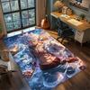 Non Slip Washable "ONE PIECE" Carpet Large Area Rug Gamer Room Bedroom Home Decor kwq16