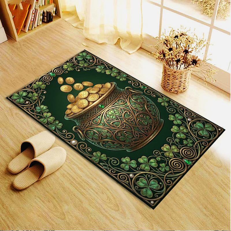 2025 New Coins&Rainbows Carpet Rug for Living Room Bedroom Home Sofa Decoration,Kids play Non-slip Floor Mat115