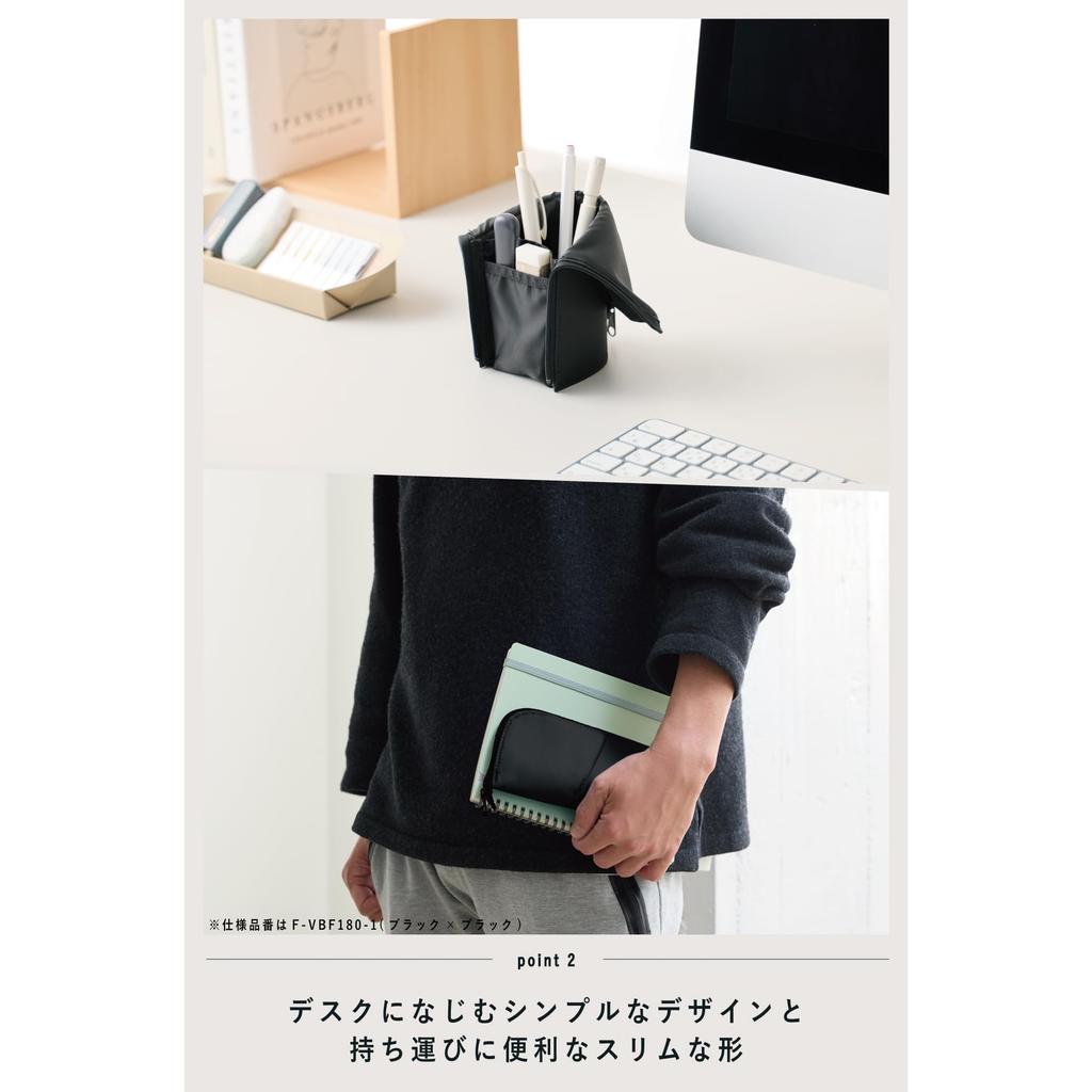 KOKUYO Pen Case & Stand Slim Neocritz F-VBF180-3     Upright Desk Organizer