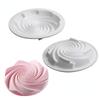 Single Cyclone Tartlet Decorated with Silicone Mold Round Musta Circle Cake Dessert Baking