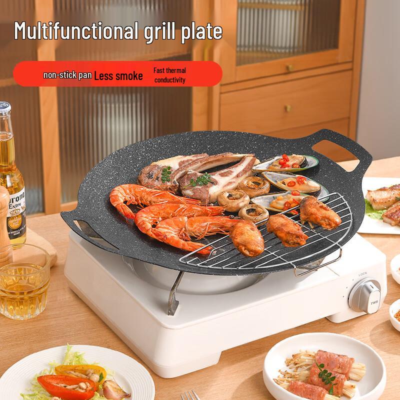 Saint Bede Maifan Stone Coated Cast Iron Griddle Pan