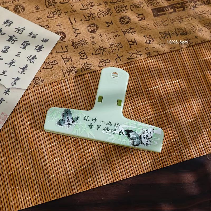 Кавайный Пластиковый Зажим в виде Черного Кота Милые Канцелярские Скрепки для Ежедневника Скрапбукинга Планера Многофункциональный Зажим для Счетов Заметок