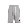 Sport Knit Solid Color Breathable Large Logo Casual Shorts Men Bottoms Gray DM6818-029