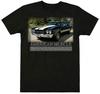 American Muscle Car Classic Black Graphic T-Shirt