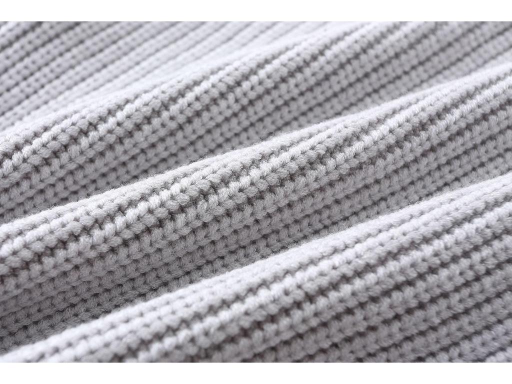 Осенне-зимний кардиган крупной вязки свободного кроя для младенцев и малышей – стильный детский свитер для мальчиков и девочек