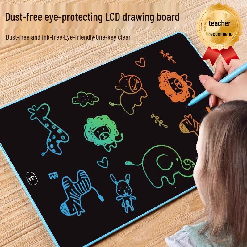Kids' LCD Writing Tablet - Erasable Drawing & Color Painting Toy