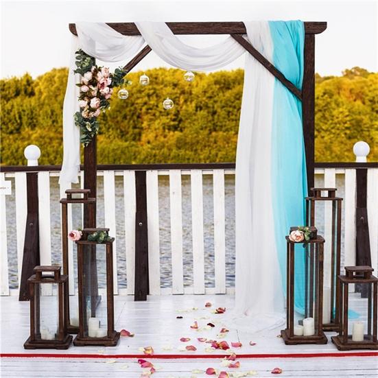 Фон Тюль Прочный Легко повесить Яркий цвет Изящная свадебная драпировка Арка Драпировка Поставка сувениров