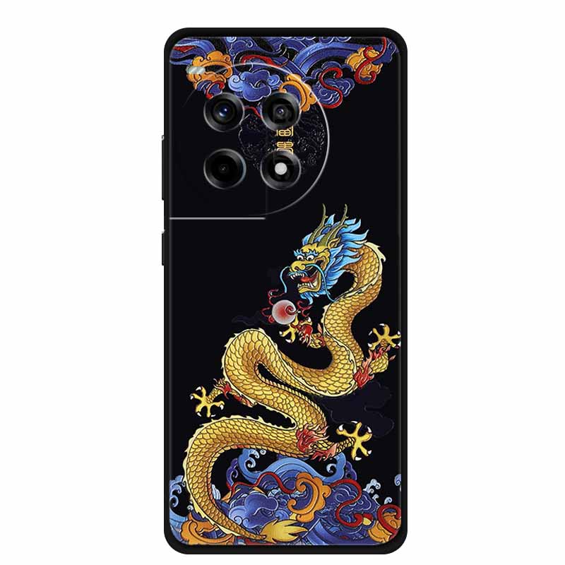 3D тиснение рельефный чехол для OnePlus 13 5G 11R Ace 3 2 Pro OnePlus 12R чехол для телефона черный силиконовый мягкая задняя крышка чехлы Funda Coque