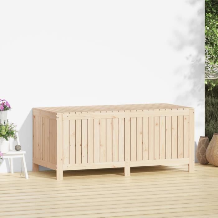 VidaXL Garden Storage Box 147x68x64 Cm Solid Pine Wood 823850