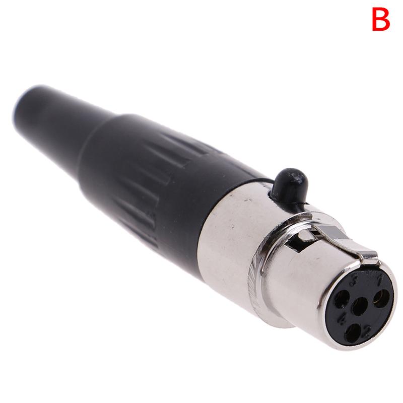TS 1 шт. новый Мини XLR 3 4-контактный разъем мама Маленький XLR Аудио Разъем для микрофона для МИК