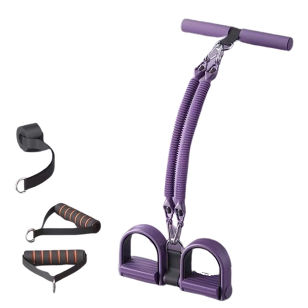 2/3/4-прядный педальный тренажер для подтягивания и скручивания, для похудения живота, 50/75/100 фунтов, педальный эспандер, многофункциональный, сверхпрочный