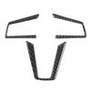 3Pcs Steering Wheel Button Frame Trim Carbon Fiber Sticker Fit for Mazda MX‑5 ND 2016‑2020