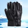 USB зимние электрические согревающие перчатки водонепроницаемые кожаные согревающие перчатки мягкие зимние уличные теплые перчатки для рыбалки езды на велосипеде