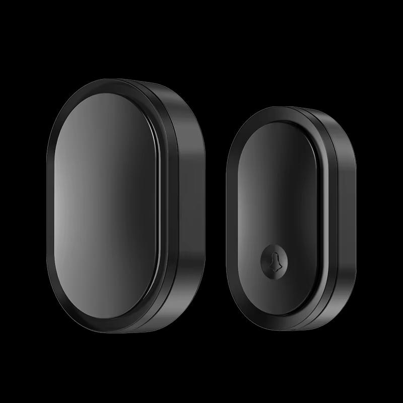 Wireless Doorbell Intelligent Welcome Door Bell 300M984 Ft Home Smart Doorbell Us Eu Plug Chime Kit Led Flash Security Alarm